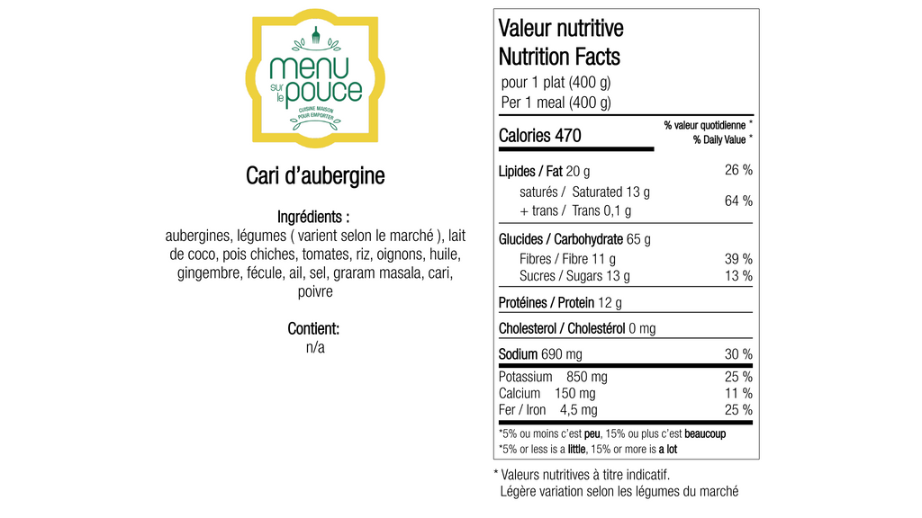 Cari d'aubergine