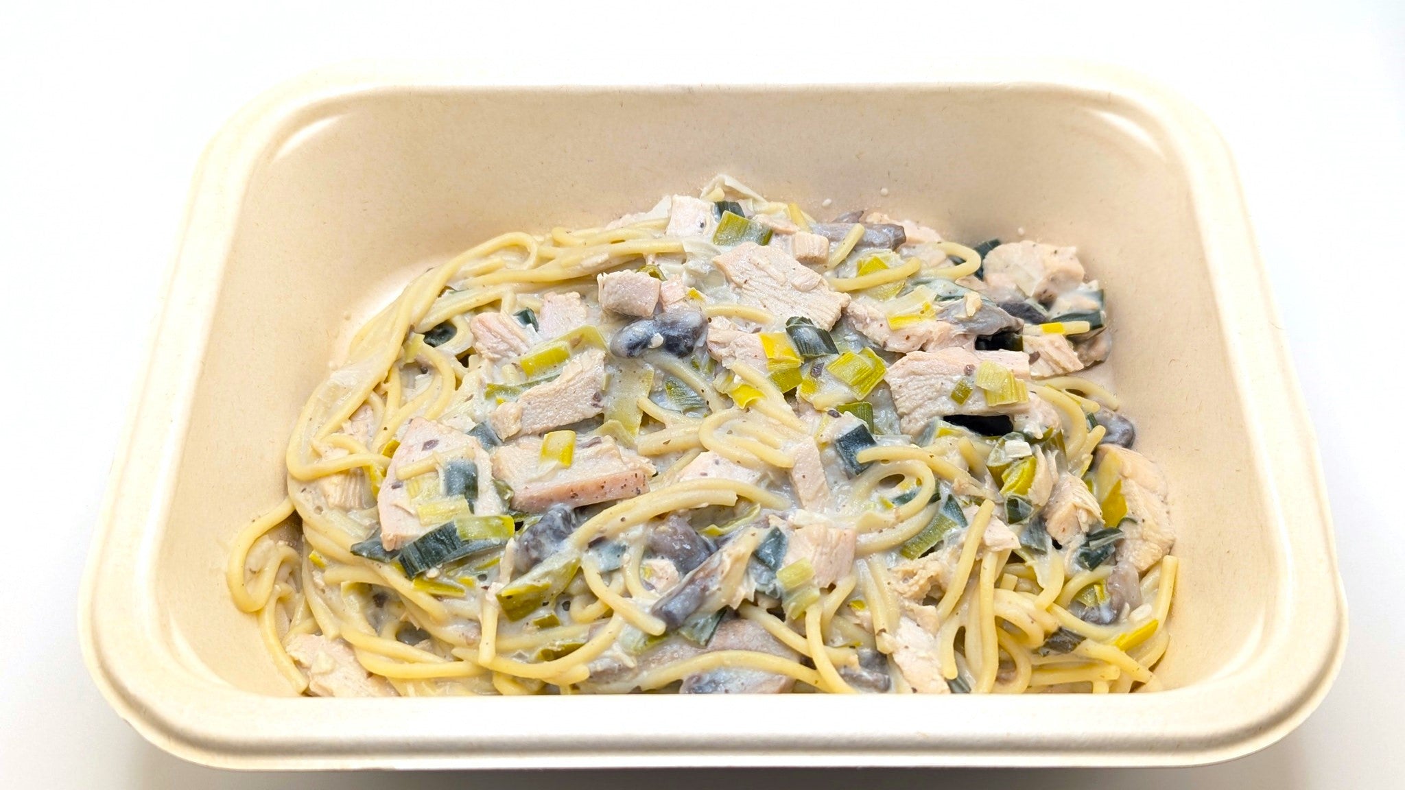 Spaghettis au poulet et fromage de chèvre