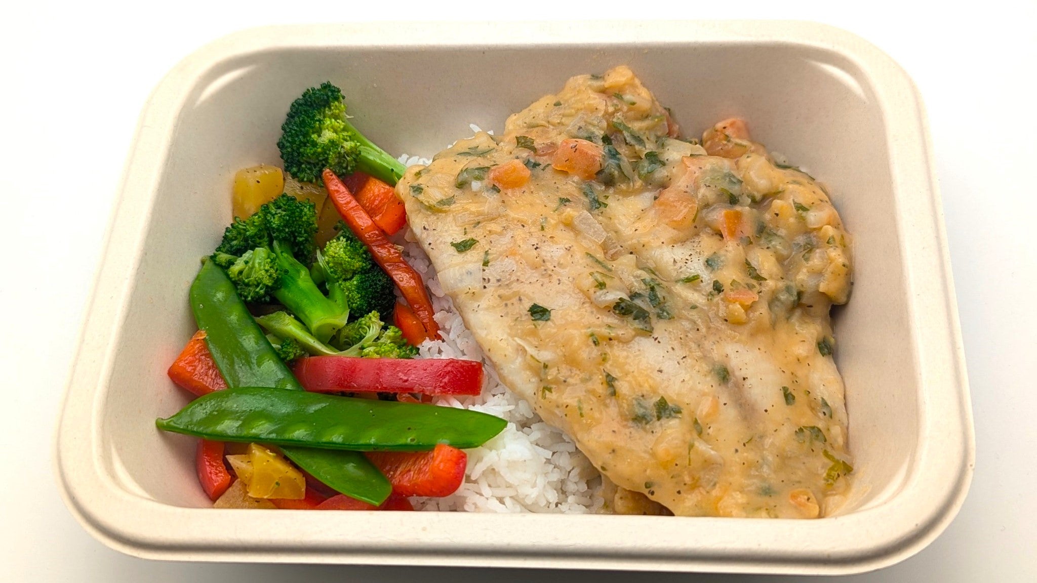 Tilapia au vin et tomates